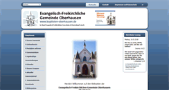 Desktop Screenshot of baptisten-oberhausen.de