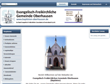 Tablet Screenshot of baptisten-oberhausen.de